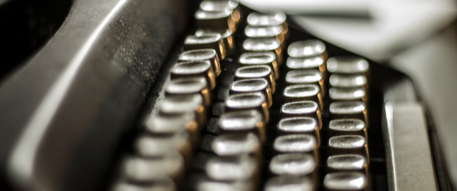 typewriter image