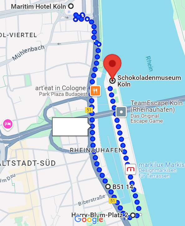 Chocolate Museum map_cab